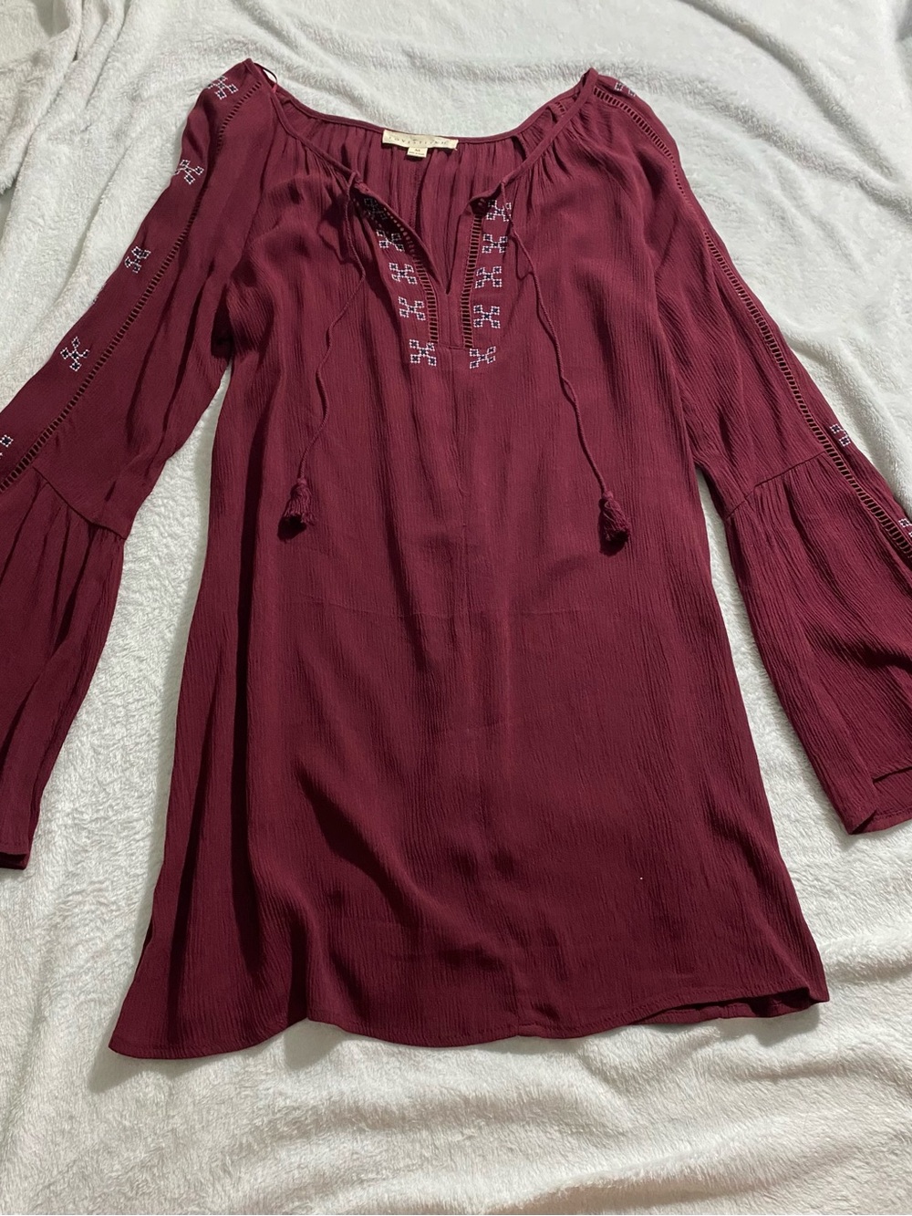 lovestitch burgundy dress